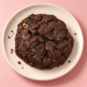 Seven Crown Bakery NYC chocolate cookie on an ivory plate